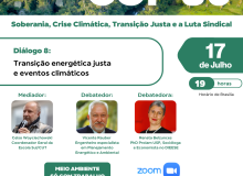 Escola Sul debate: transição justa e crise climática para COP 30 em Belém