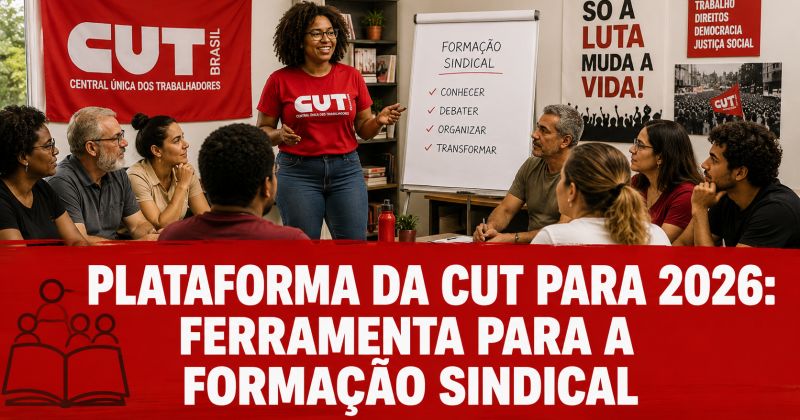 Eleições 2026: Plataforma da CUT pode fortalecer o debate e a formação na base