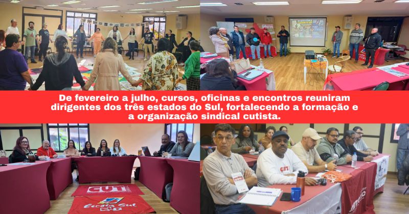 Escola Sul amplia a formação sindical e projeta novas atividades para 2026 na região